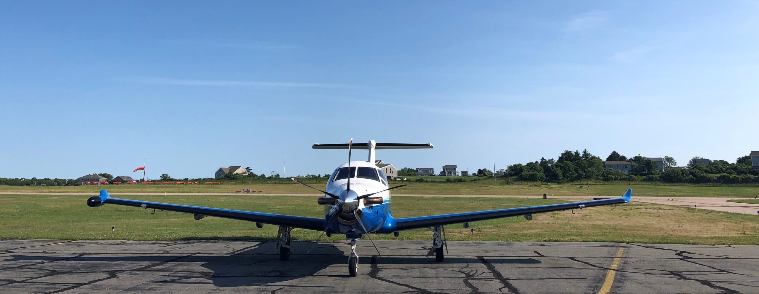Pilatus-PC 12 on tarmac 